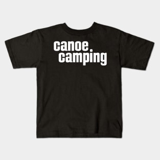 Canoe Camping Kids T-Shirt